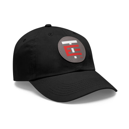 El Temach Hat with Leather Patch (Round)