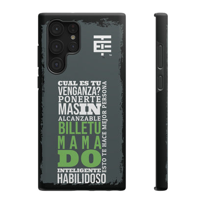 El Temach cases for iphone and samsung phones, with motivational phrase, in USA.