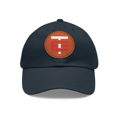 El Temach Hat with Leather Patch (Round)