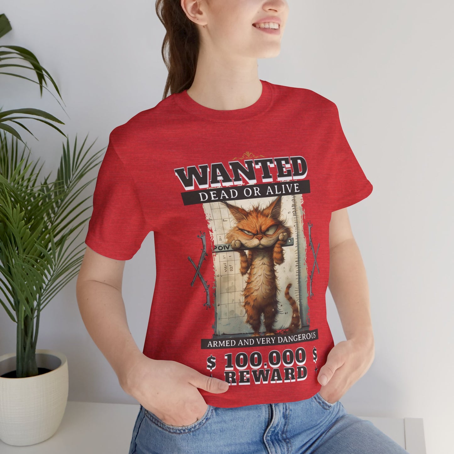 Funny - Cat Wanted Dead or Vive