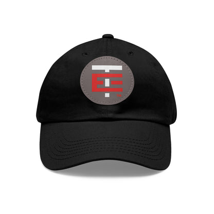 El Temach Hat with Leather Patch (Round)