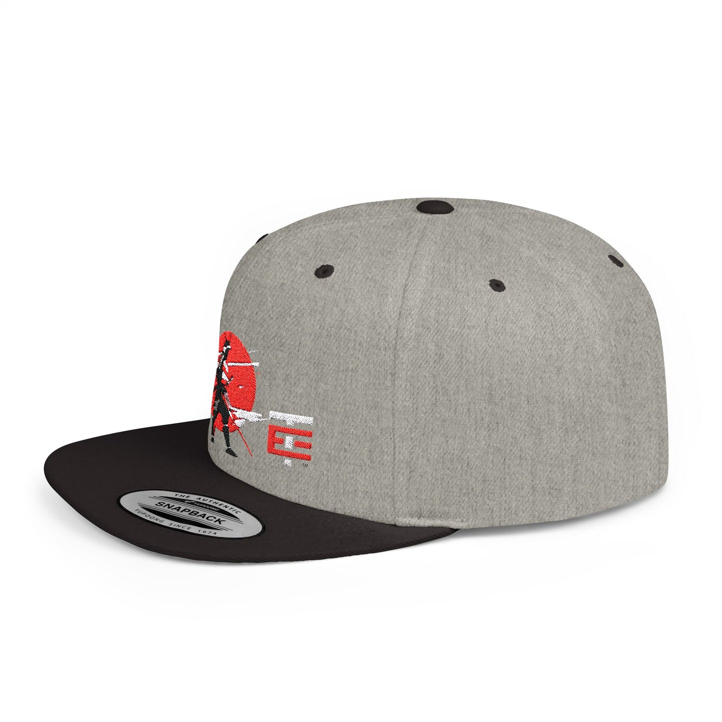 El temach gorras, caps, with logo style, Stylish Samurai cap featuring bold red and white embroidery on different colors, in ALL USA