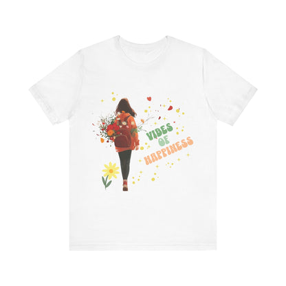 T-shirt-Flowers - Vibes of Happiness