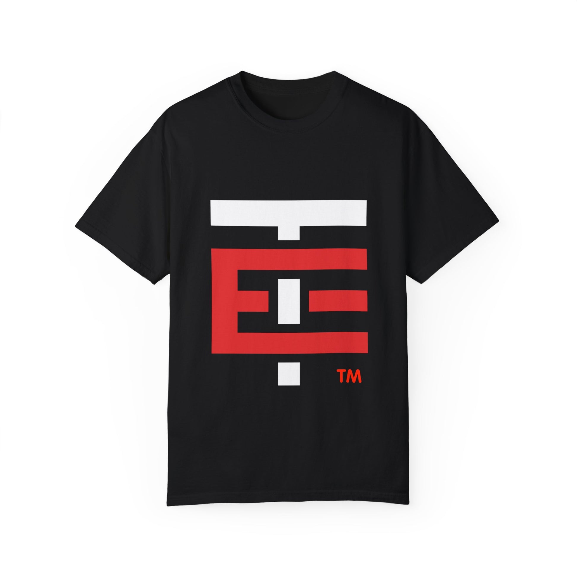 El Temach Streetwear black t-shirt with premium cotton and graphic print logo