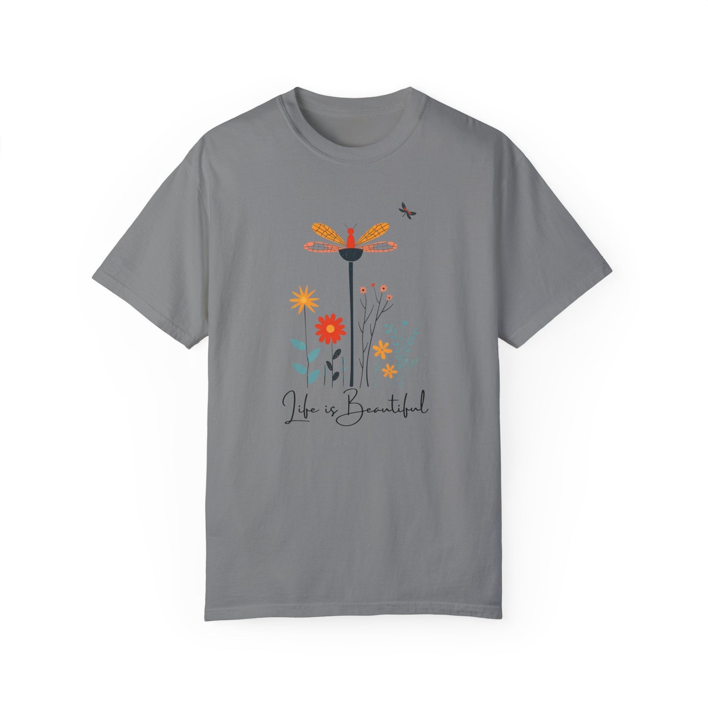 Life is Beautiful - Wild Flowers - T-shirt