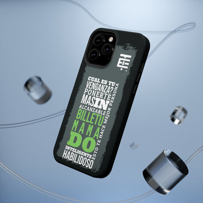 El Temach cases for Iphone and Samsung phones, with motivational phrase, in USA.