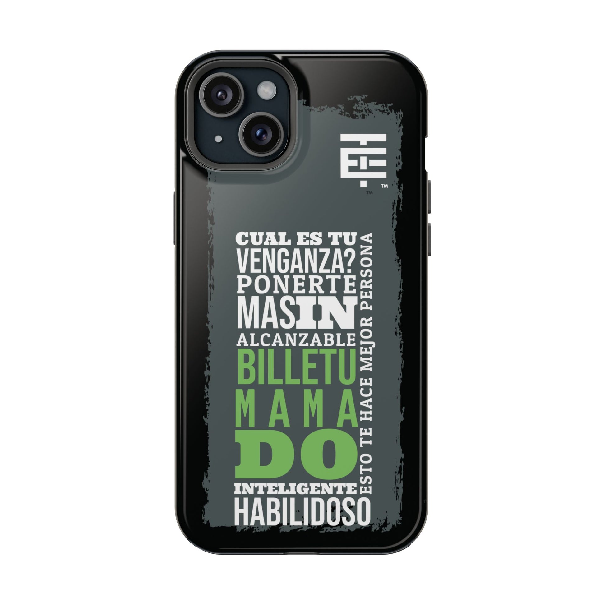 El Temach cases for iphone and samsung phones, with motivational phrase, in USA.