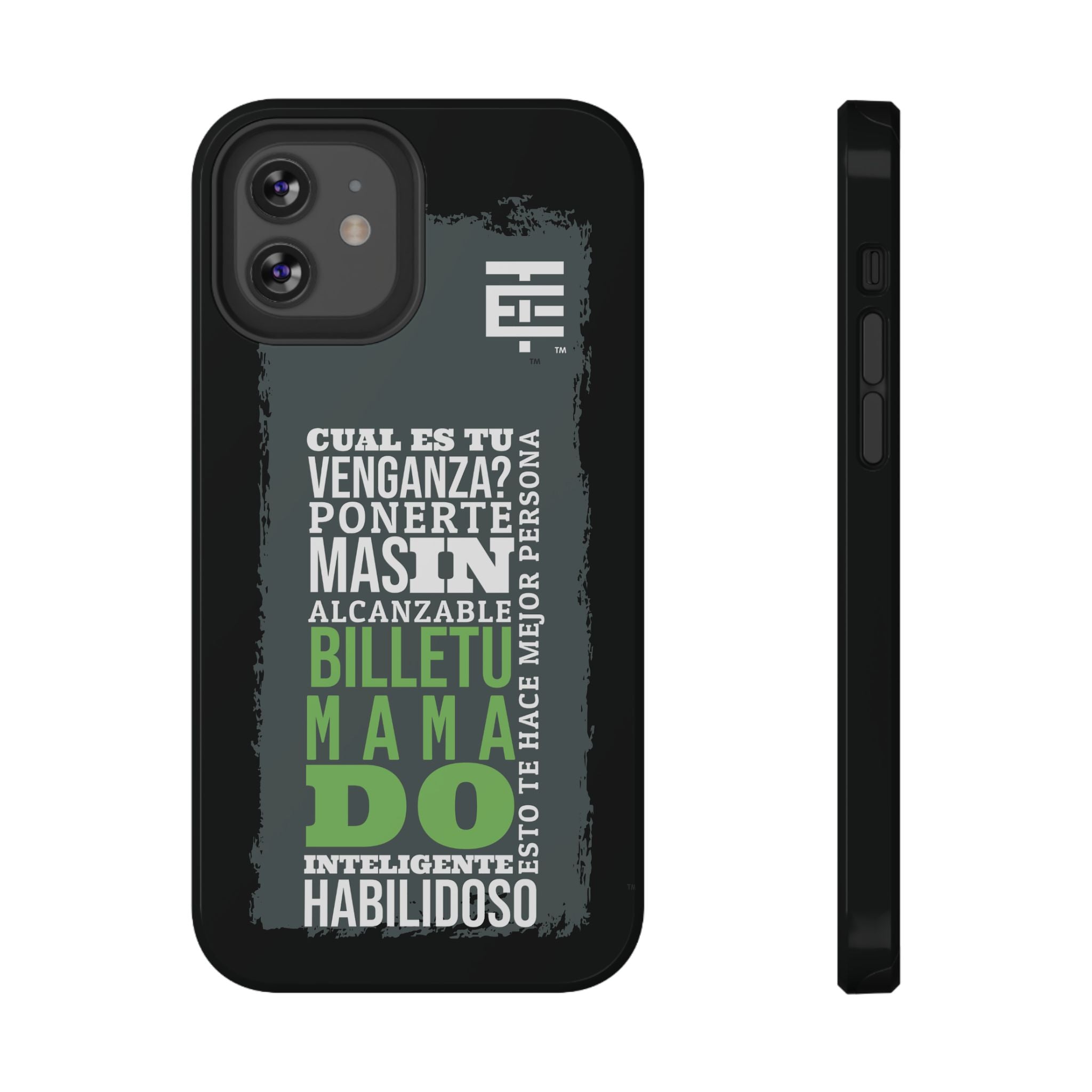 El Temach cases for iphone and samsung phones, with motivational phrase, in USA.