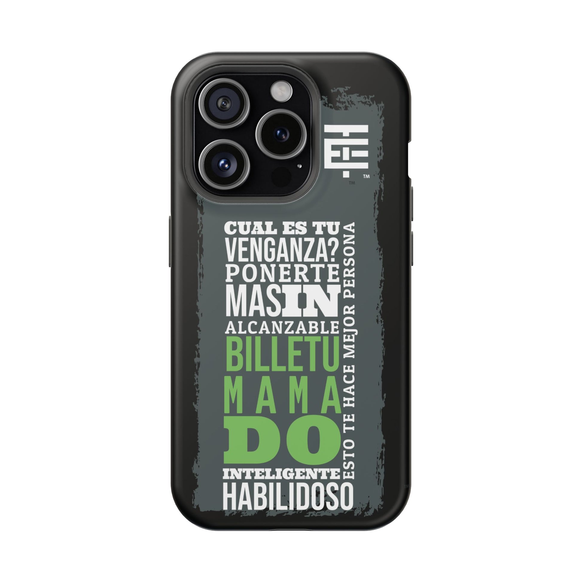 El Temach cases for iphone and samsung phones, with motivational phrase, in USA.