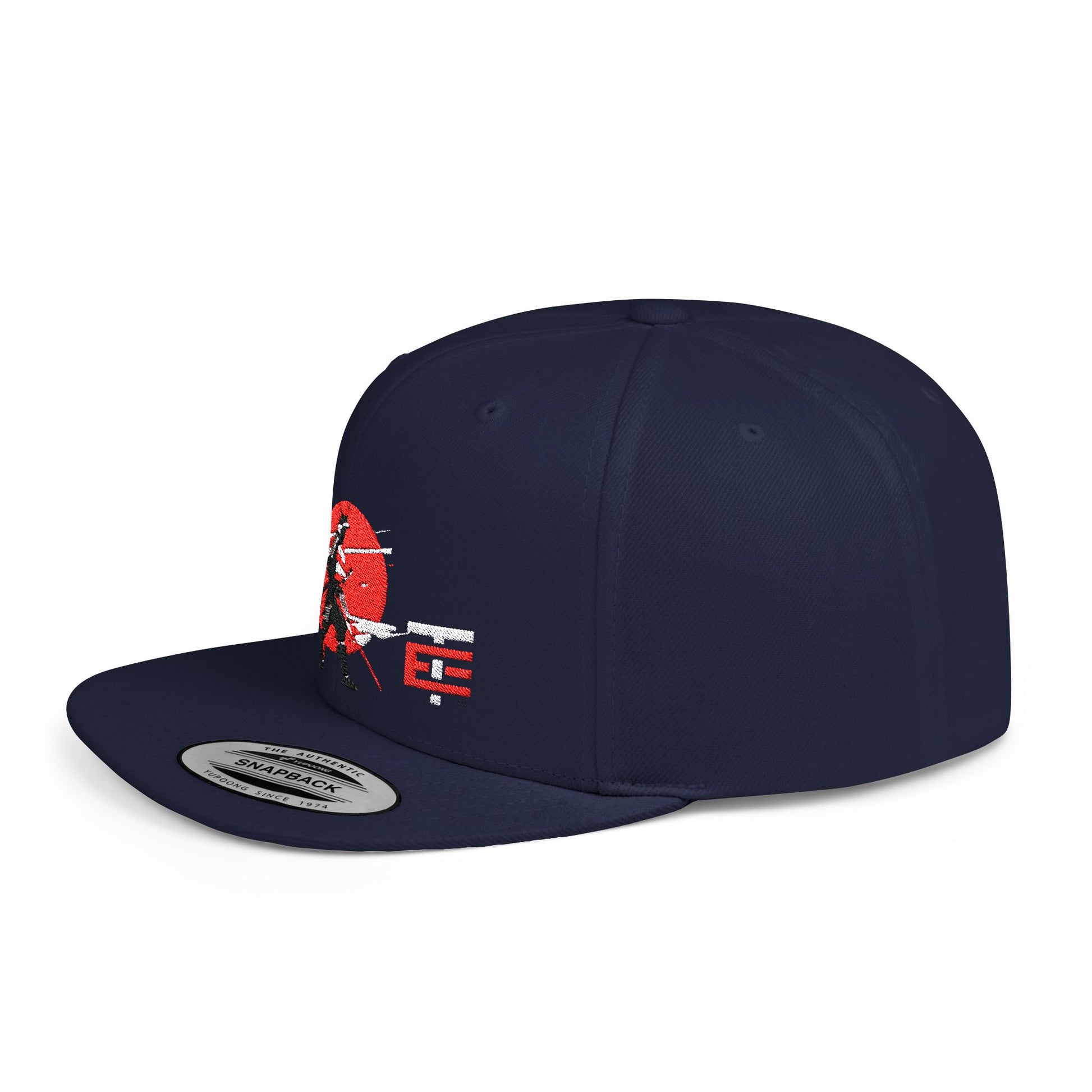 El temach gorras, caps, with logo style, Stylish Samurai cap featuring bold red and white embroidery on different colors, in ALL USA